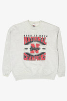 Vintage Back To Back National Champions Huskers Sweatshirt (1990s)