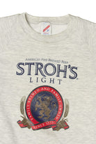 Vintage Stroh's Light Fire-Brewed Beer Sweatshirt (1990s)