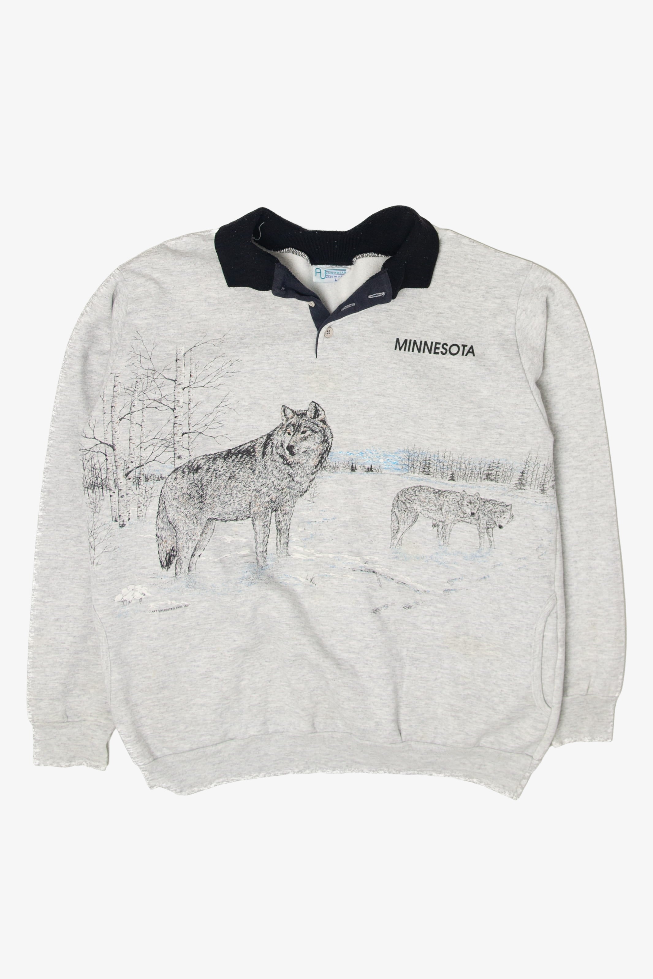 Vintage Minnesota Wolves Sweatshirt (1990s)