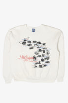 Vintage Michigan "The Great Lakes State" Sweatshirt (1990s)
