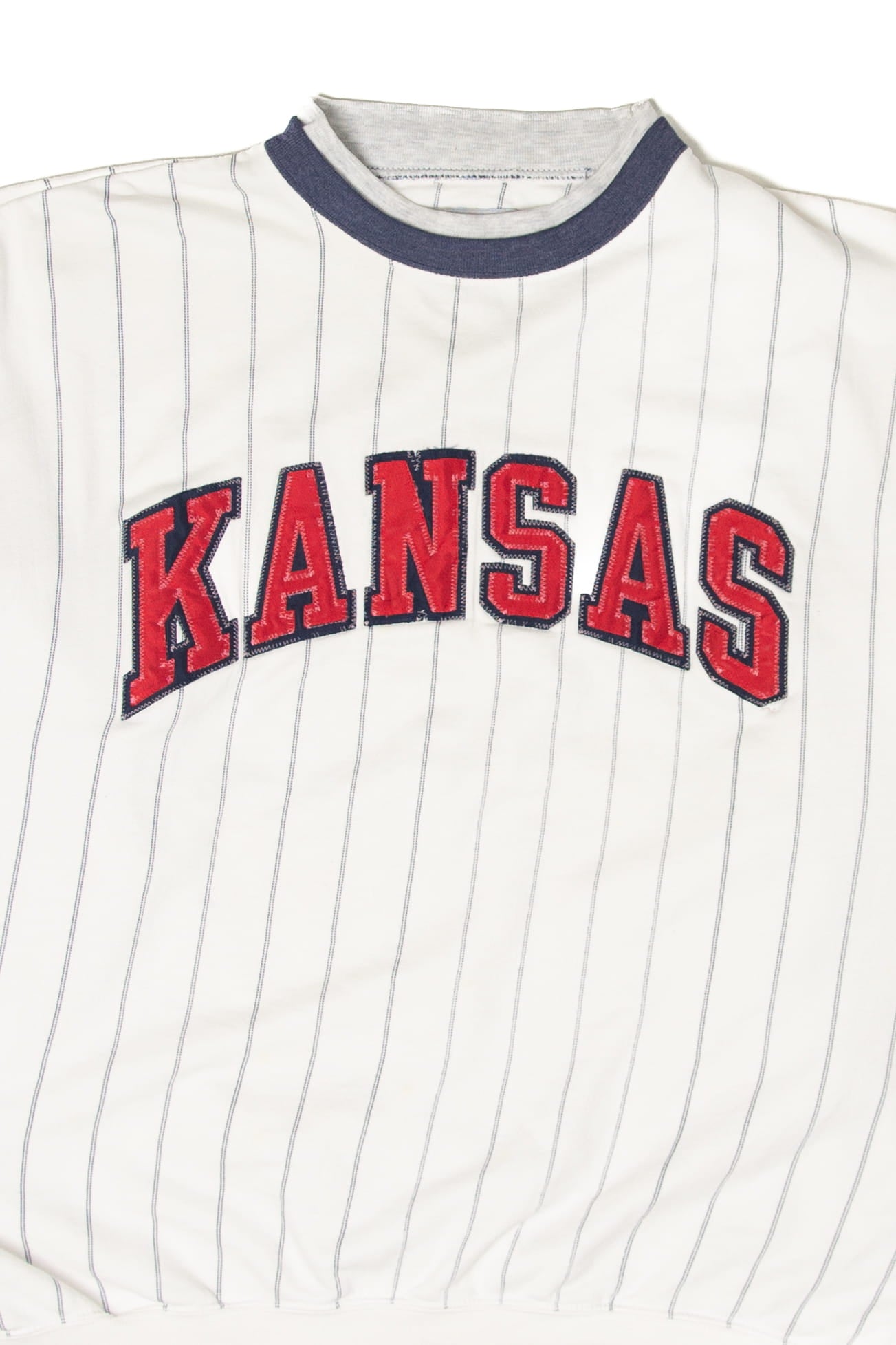 Vintage Striped Kansas Sweatshirt (1990s)