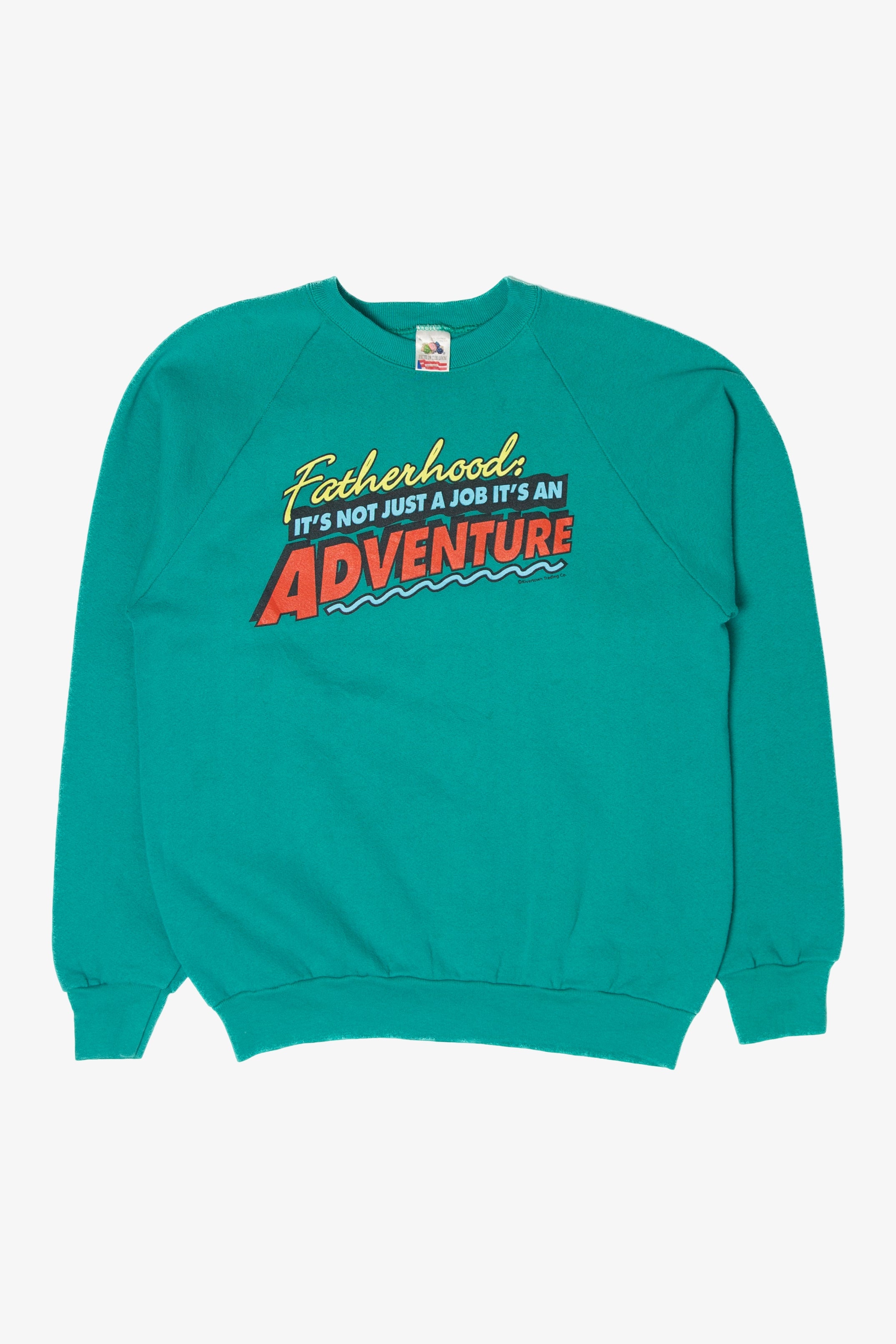 Vintage Fatherhood It's Not Just A Job It's An Adventure Sweatshirt (1980s)