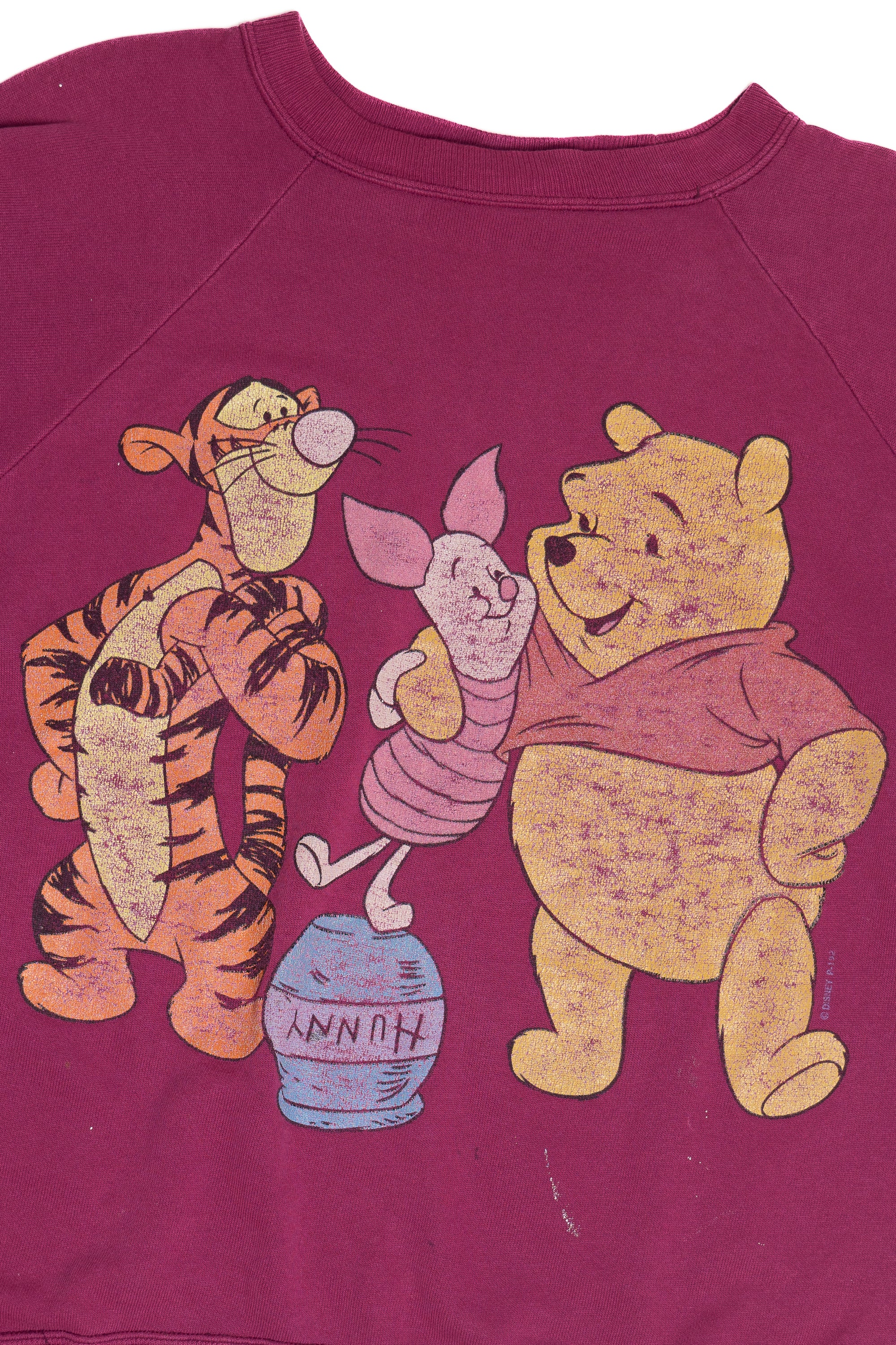 Vintage Distressed Winnie The Pooh Tigger & Piglet Sweatshirt (1990s)