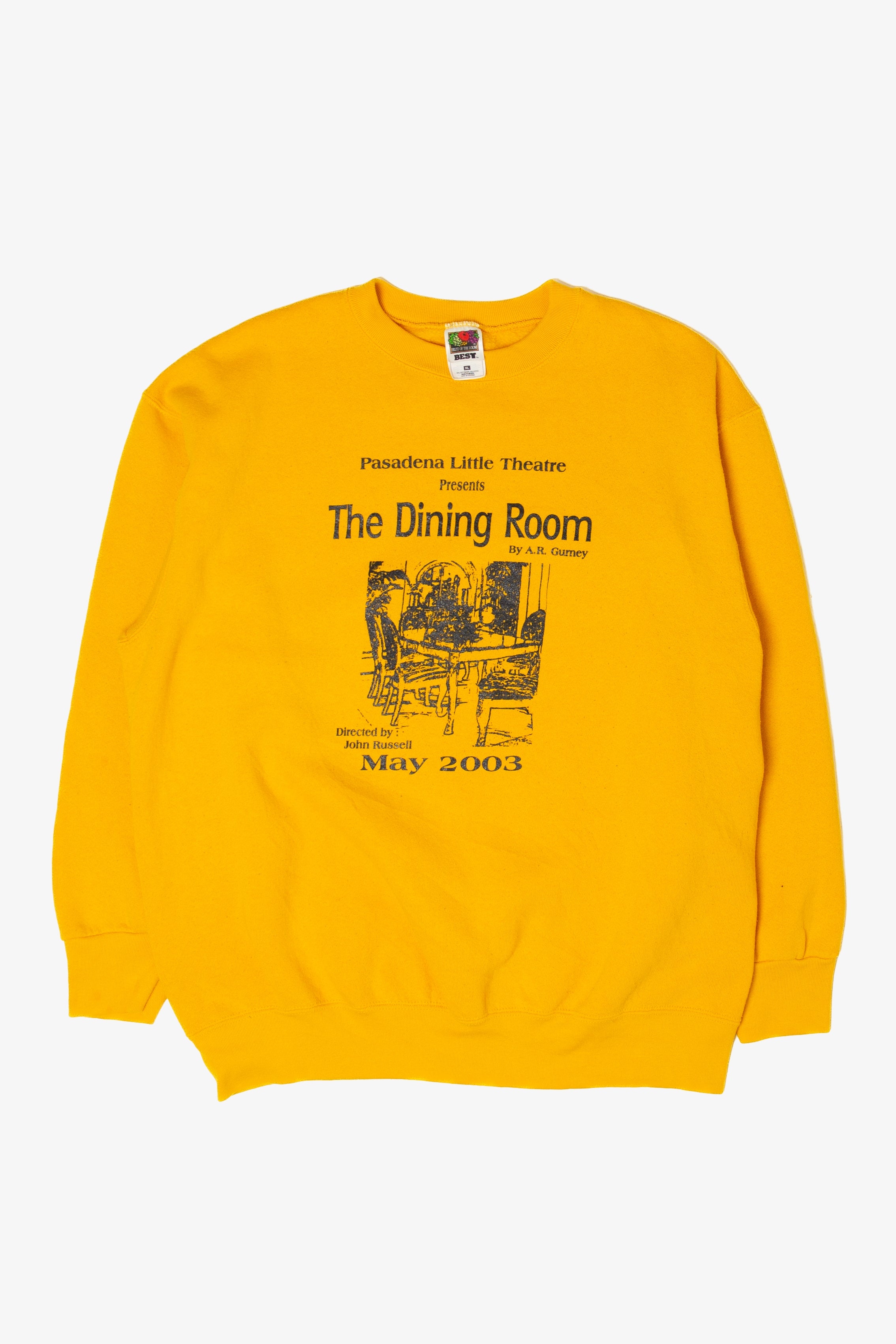 Vintage Pasadena Theatre Presents The Dining Room Sweatshirt (2000s)