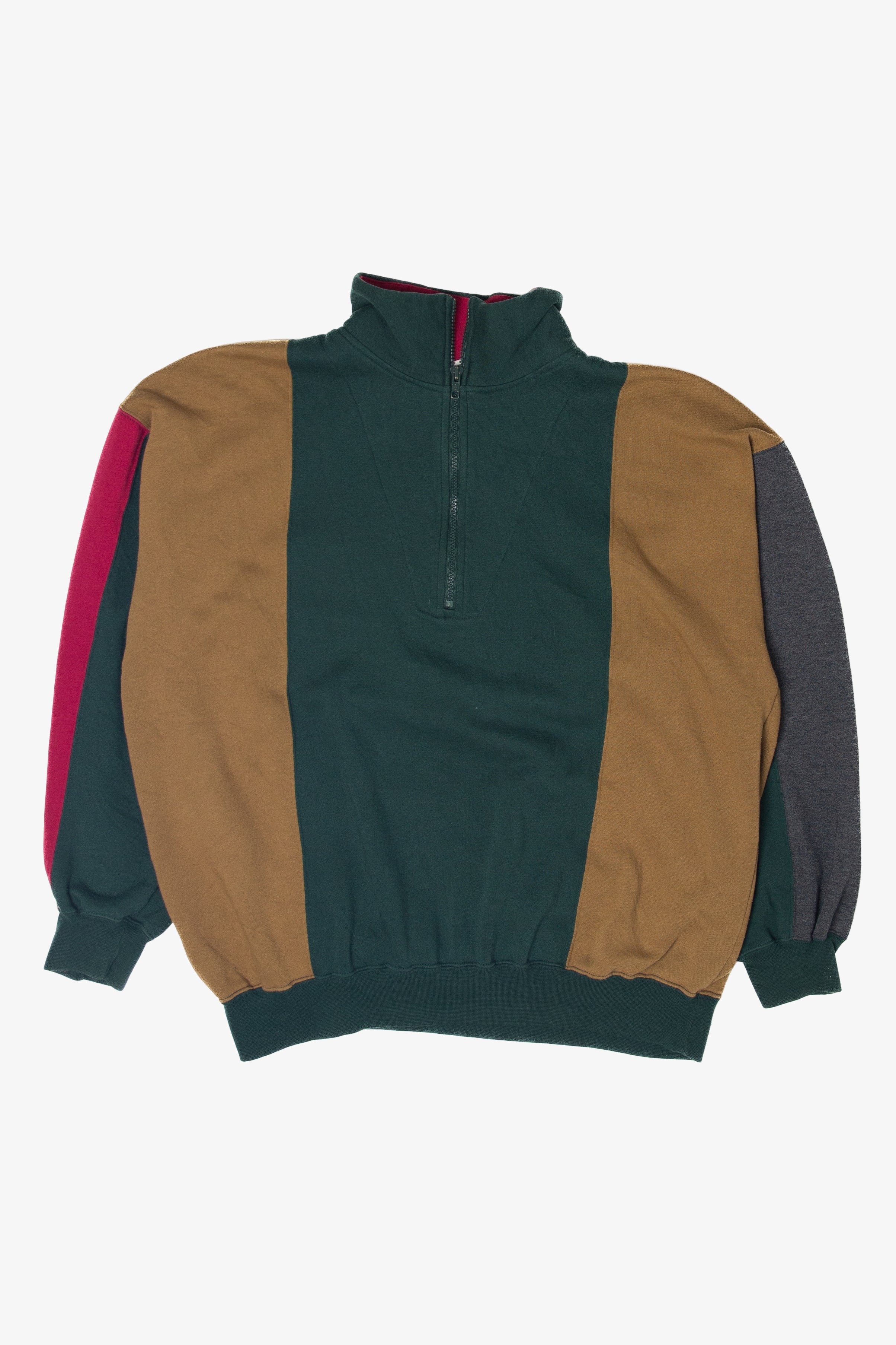 Vintage Half Zip Multicolor Sweatshirt (2000s)