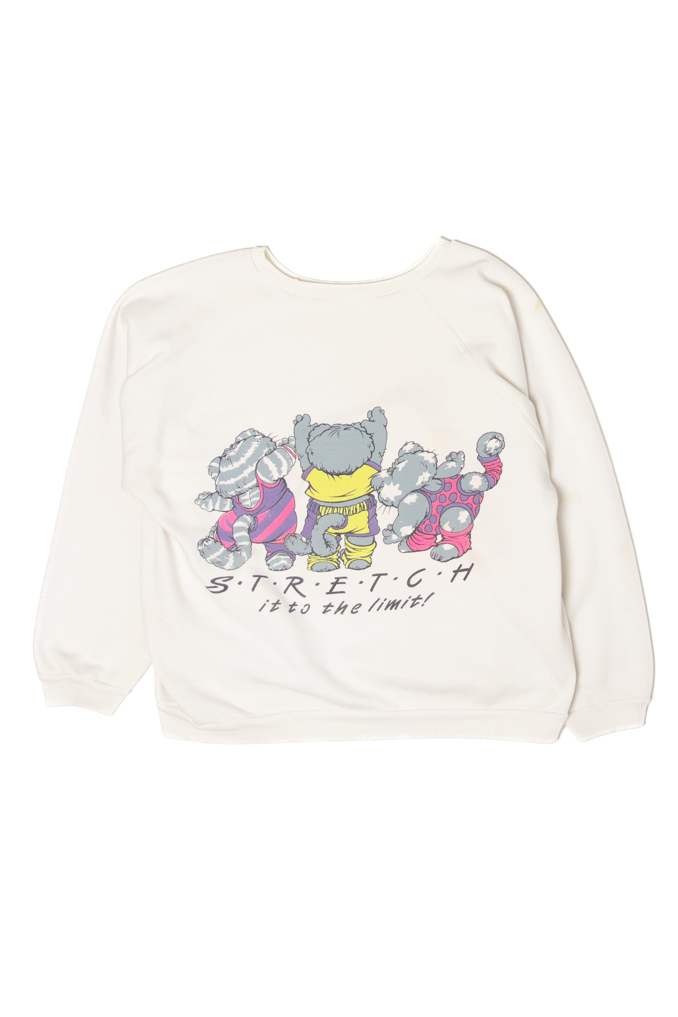 Vintage Feline Fitness Centre Sweatshirt (1980s)