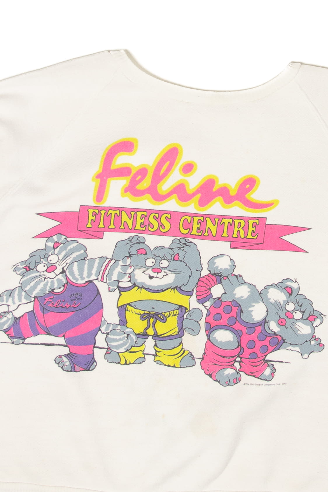 Vintage Feline Fitness Centre Sweatshirt (1980s)