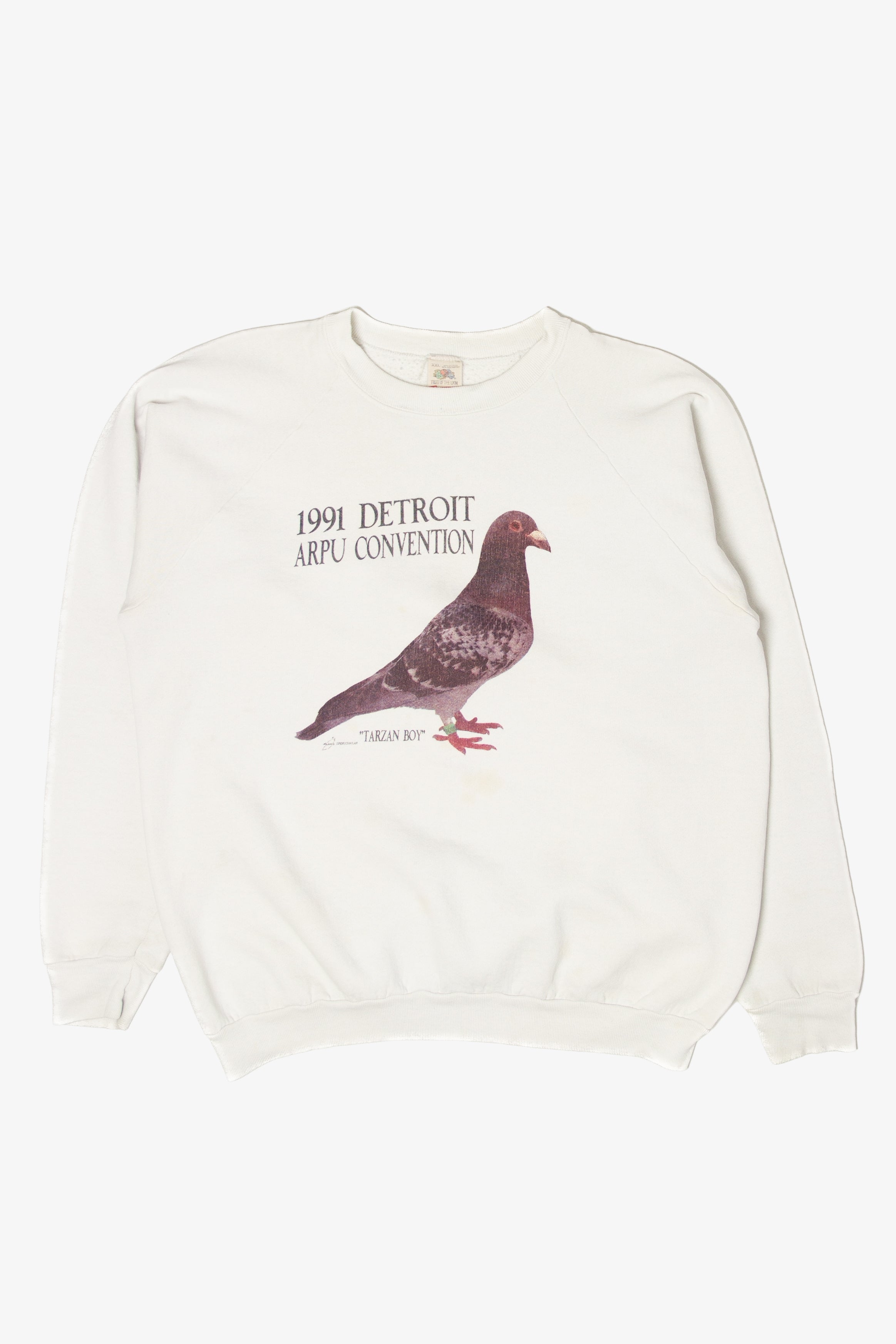Vintage Pigeon Detroit Arpu Convention Sweatshirt