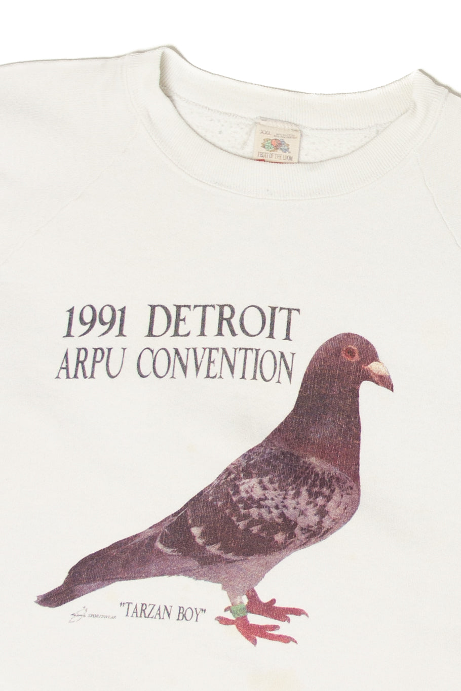 Vintage Pigeon Detroit Arpu Convention Sweatshirt