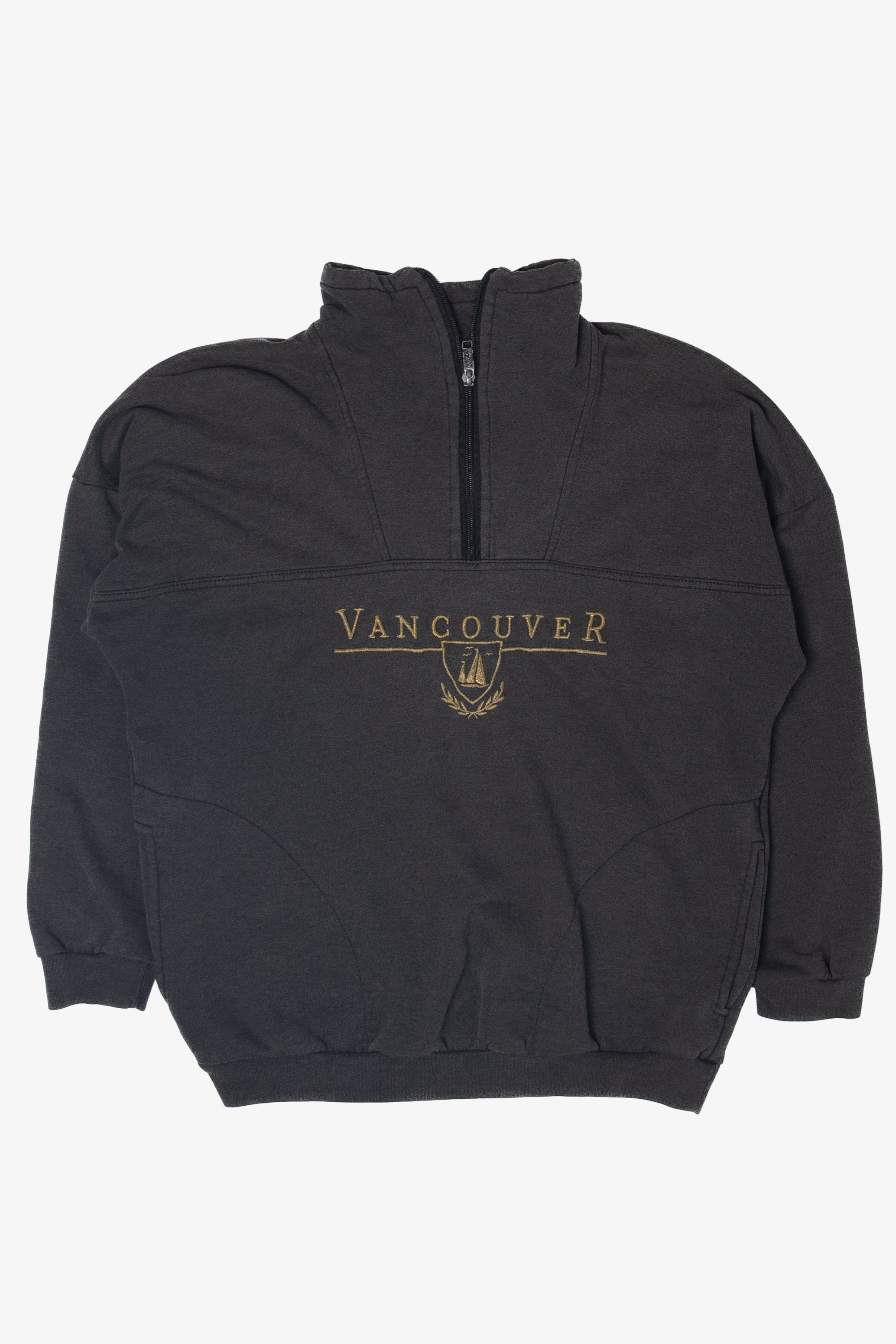 Recycled Vancouver Half Zip Sweatshirt