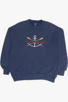 Vintage "Kennebunkport" Embroidered Oarsman 913 Sweatshirt (1990s)