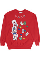 Vintage Casino Cards Dominoes Cash Sweatshirt (1980s)