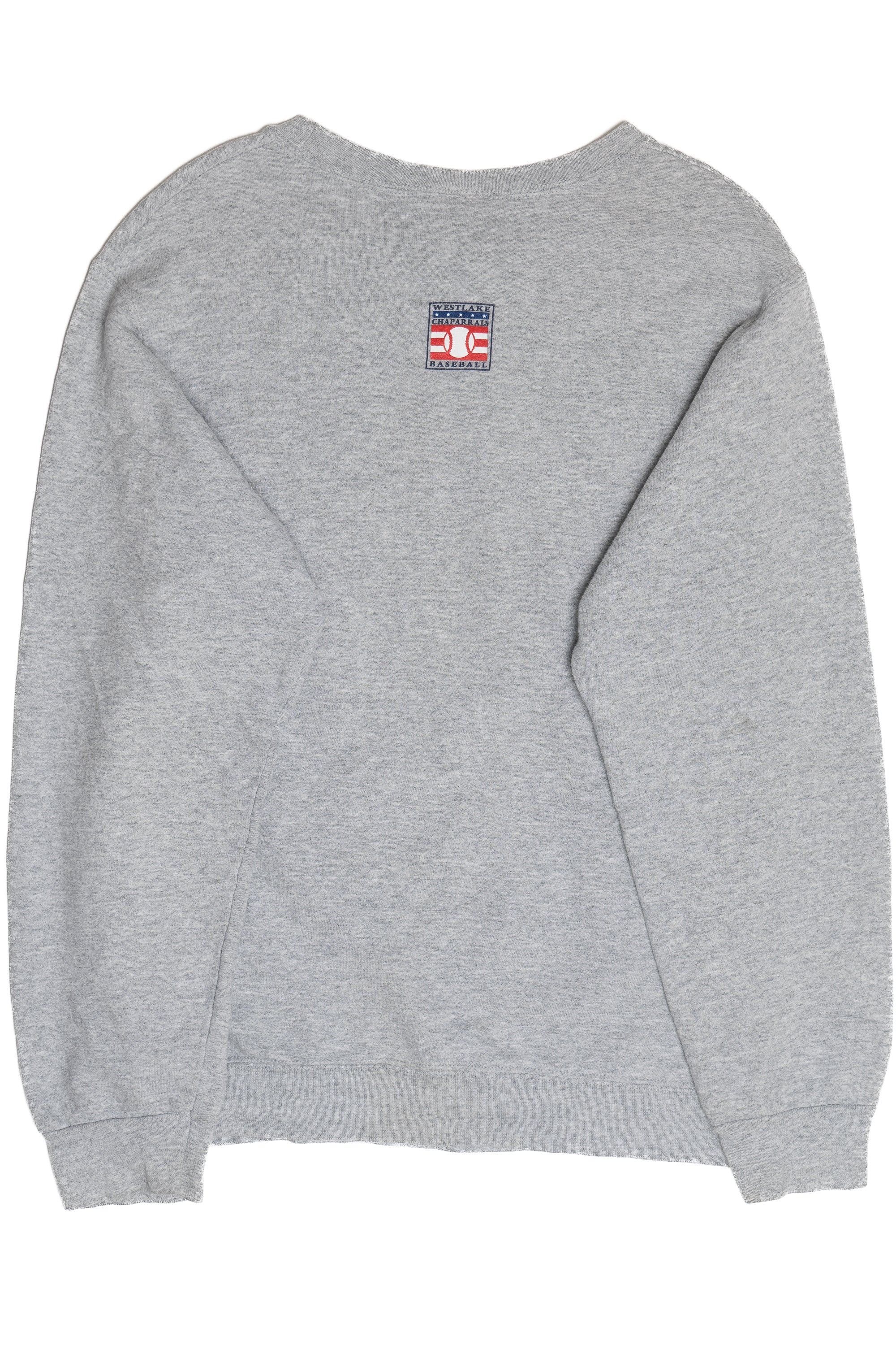 Vintage "Chaps Baseball" American Flag Sweatshirt (1990s)