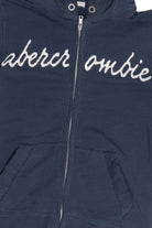 Vintage "Abercrombie" Embroidered Zip Up Abercrombie & Fitch Sweatshirt (2000s)