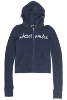 Vintage "Abercrombie" Embroidered Zip Up Abercrombie & Fitch Sweatshirt (2000s)