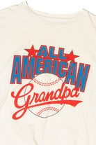 Vintage "All American Grandpa" Baseball Sweatshirt (1990s)