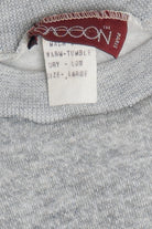 Vintage Sasson Logo Blue Trim Raglan Sweatshirt (1980s)