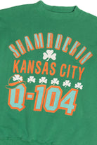 Vintage "Shamrockin Kansas City" St. Patrick's Day Q104 Radio Sweatshirt (1980s)
