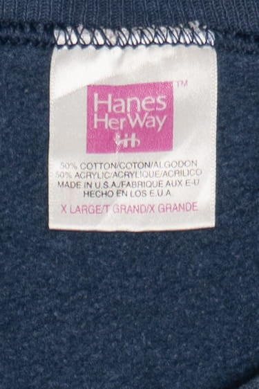 Vintage Hand Embroidered Cross Stitched Swans Sweatshirt (1990s)
