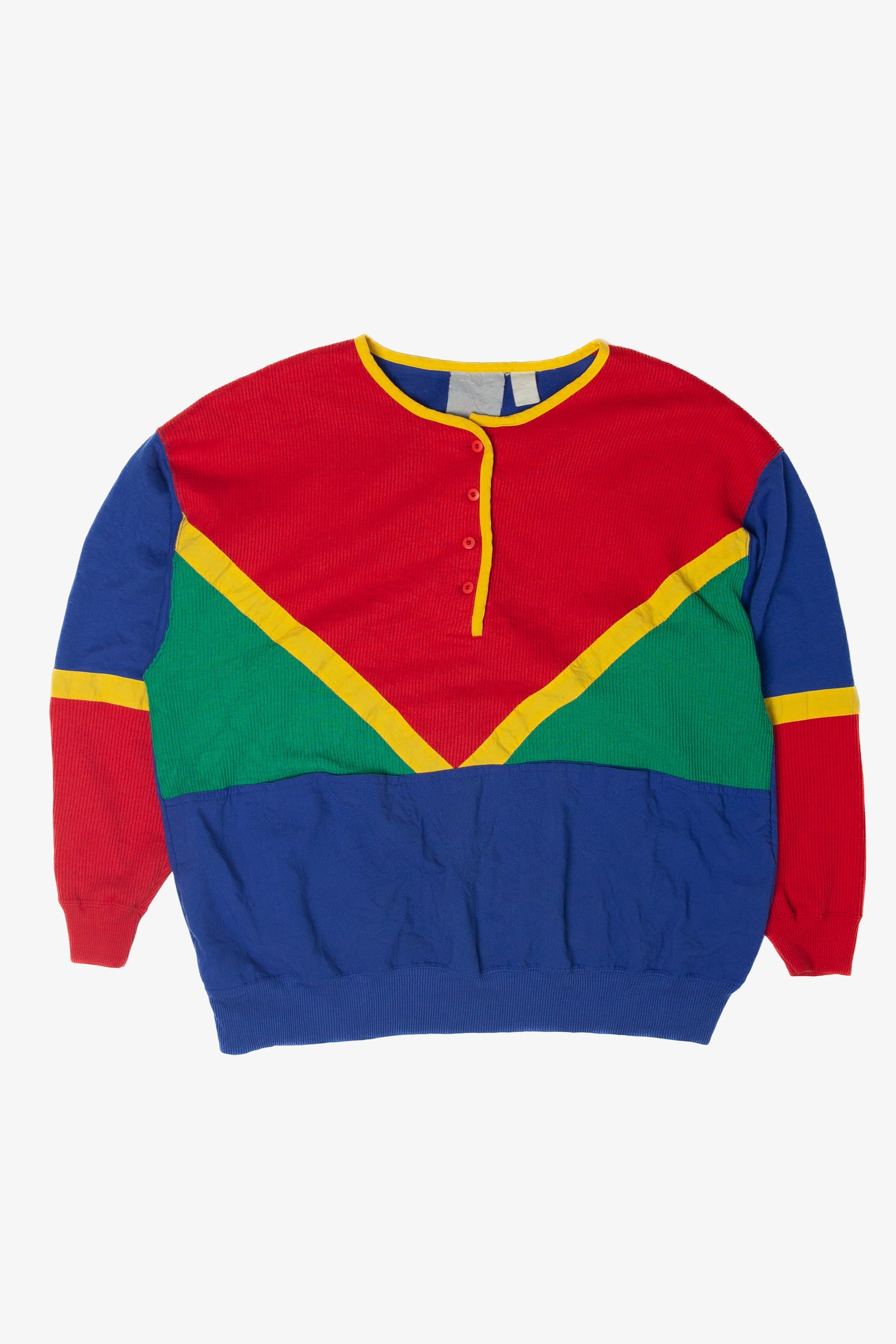 Vintage Color Block Sweatshirt (1980s)