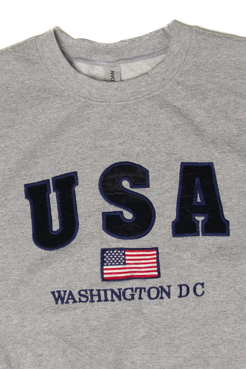 Recycled USA Washington DC Sweatshirt (2020s)