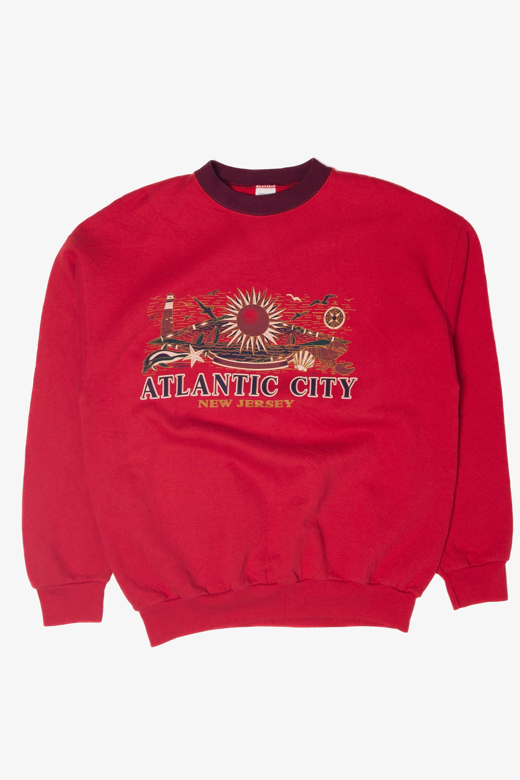 Vintage Atlantic City New Jersey 7 Sweatshirt (1990s)