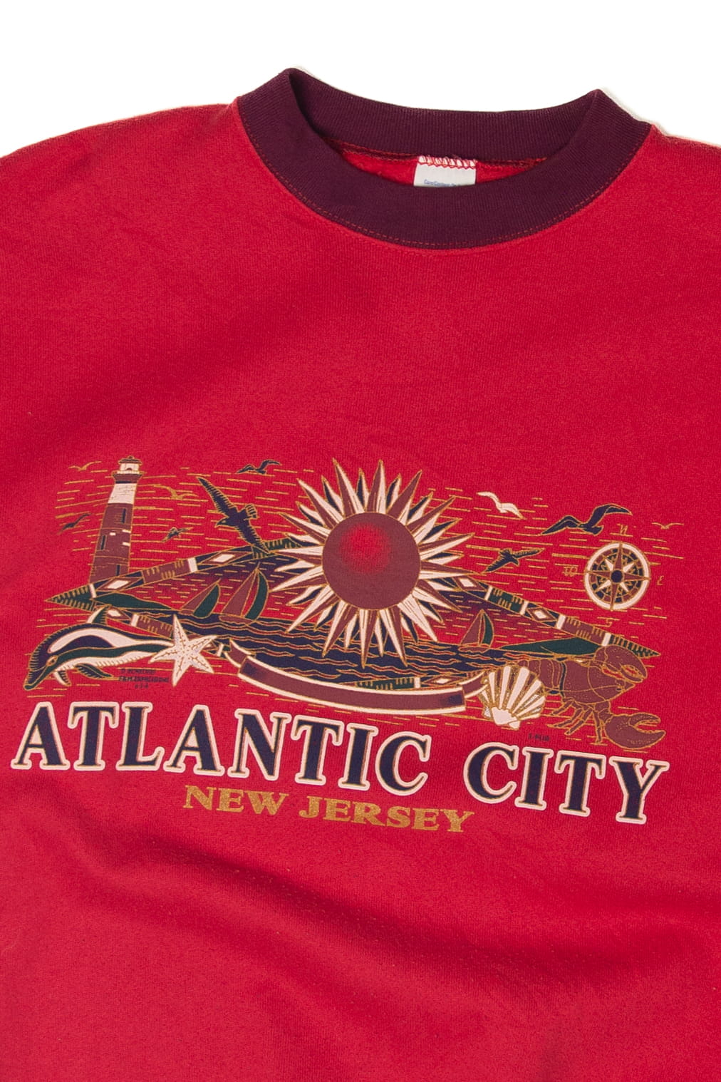 Vintage Atlantic City New Jersey 7 Sweatshirt (1990s)