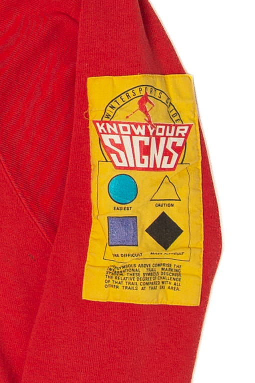 Vintage Color Block Ski Sweatshirt (1990s)