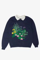 Vintage Lily Pads And Flowers Sweatshirt (1990s)