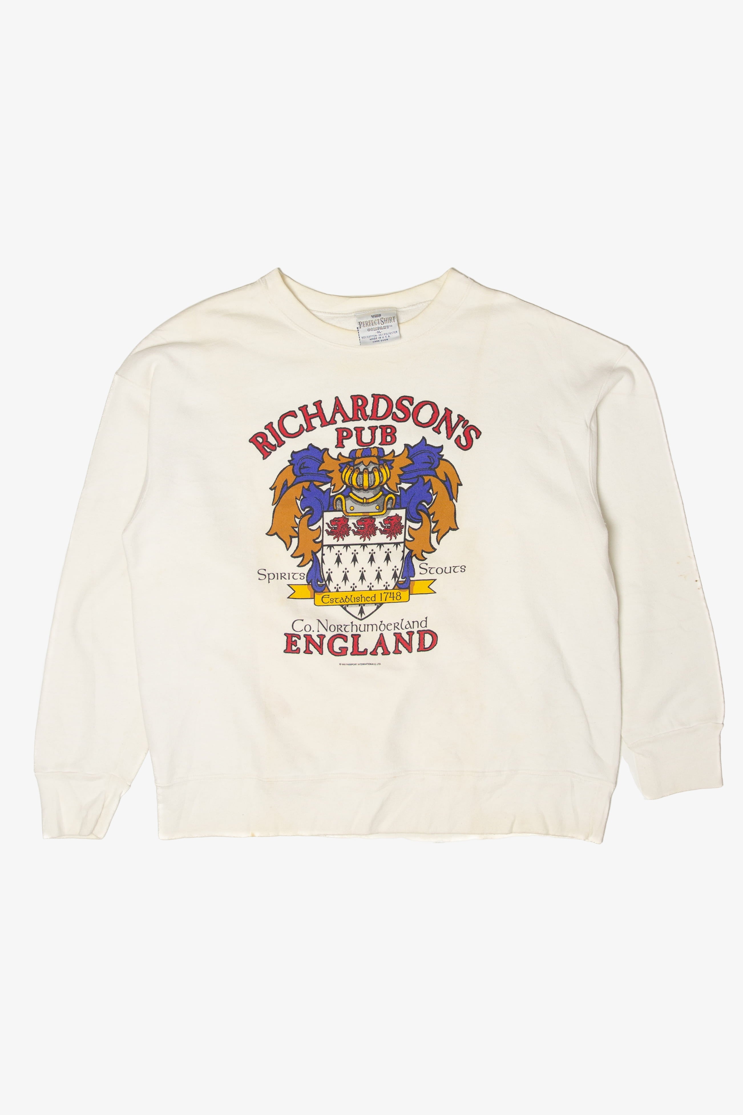Vintage Richardson's Pub England Sweatshirt (1990s)
