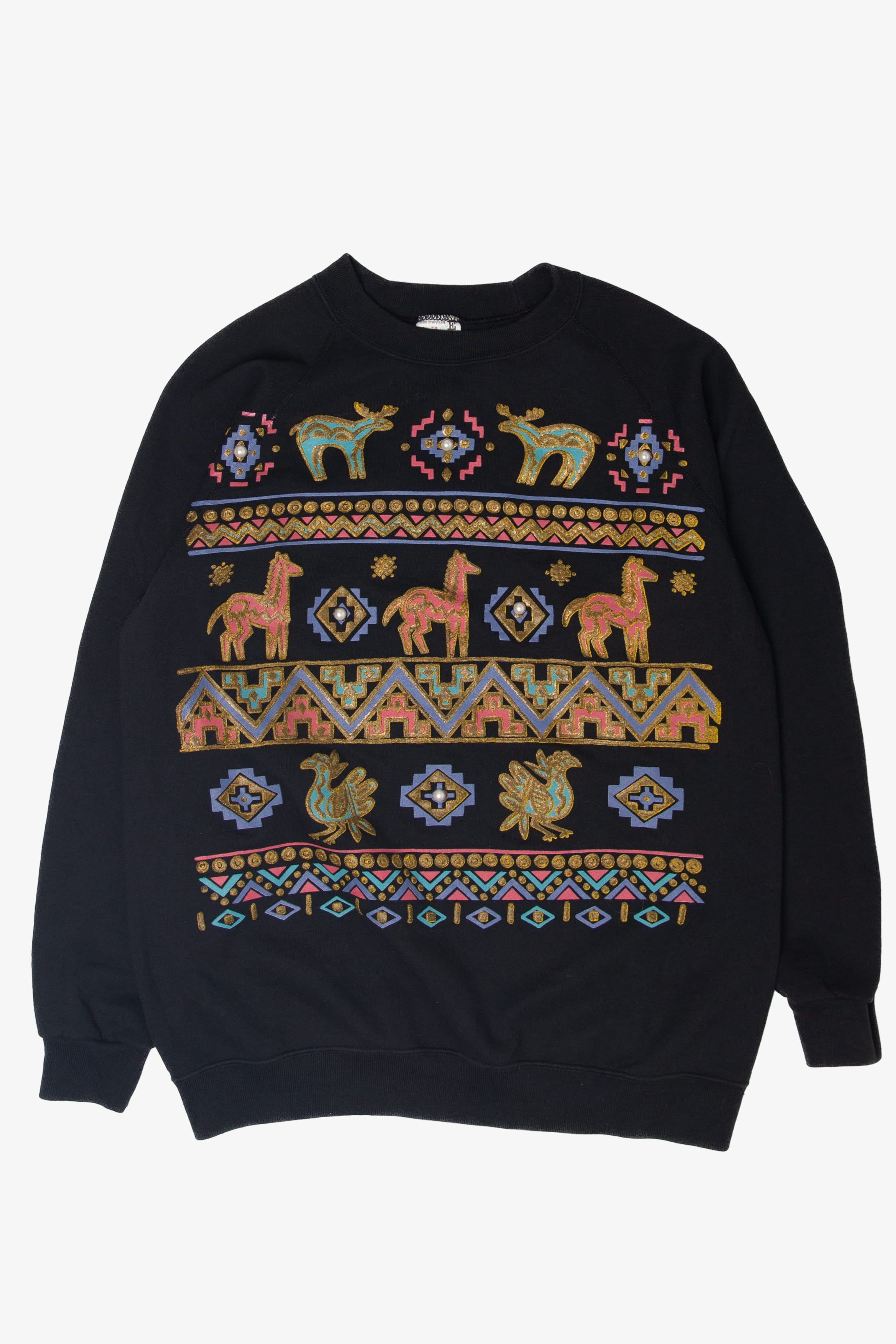 Vintage Embossed Sweatshirt (1990s)