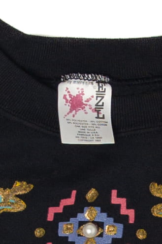 Vintage Embossed Sweatshirt (1990s)