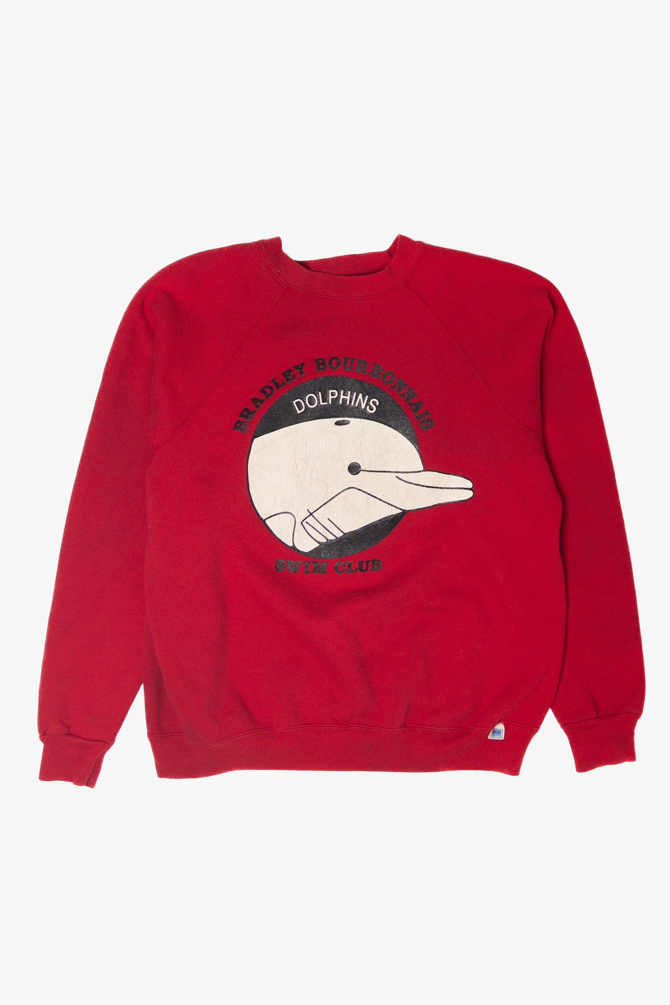 Vintage Bradley Bourbonnais Dolphins Swim Club Sweatshirt (1990s)