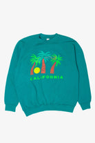 Vintage Embossed California Raglan Sweatshirt (1980s)