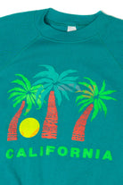 Vintage Embossed California Raglan Sweatshirt (1980s)
