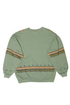 Vintage Native Fringe Print Art Sweatshirt (1990s)