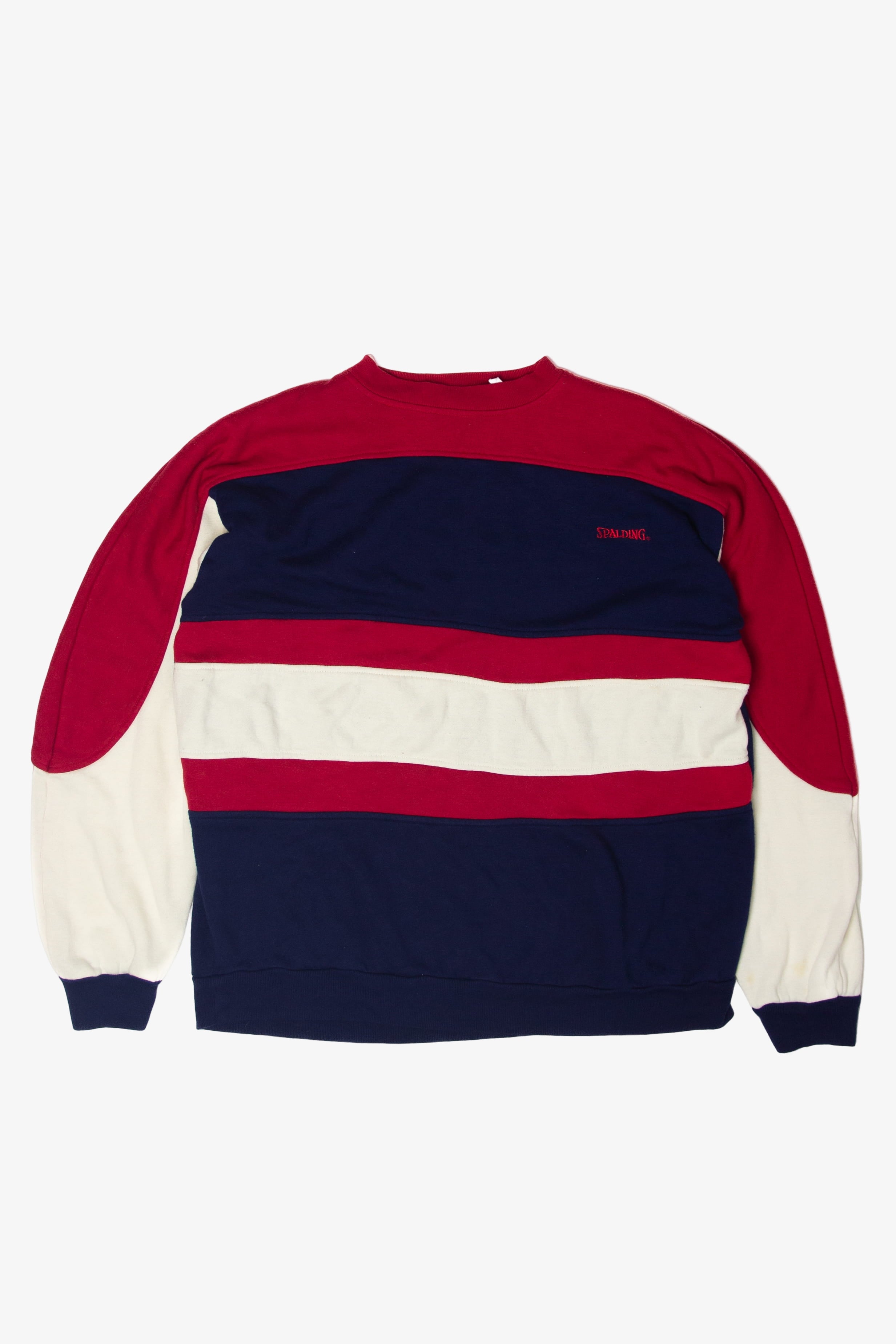 Vintage Spalding Color Block Sweatshirt (1990s)