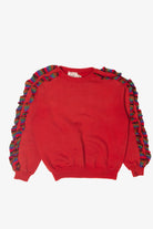 Vintage Bodalia Sleeve Frills Sweatshirt (1980s)