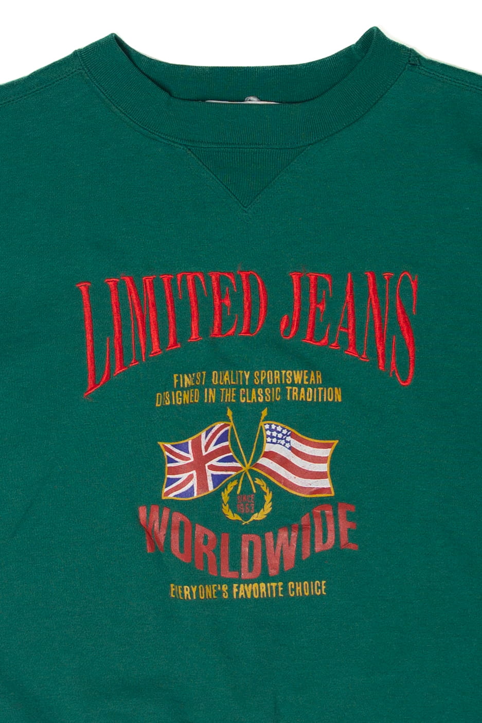 Vintage Distressed Limited Jeans Sweatshirt (2000s)