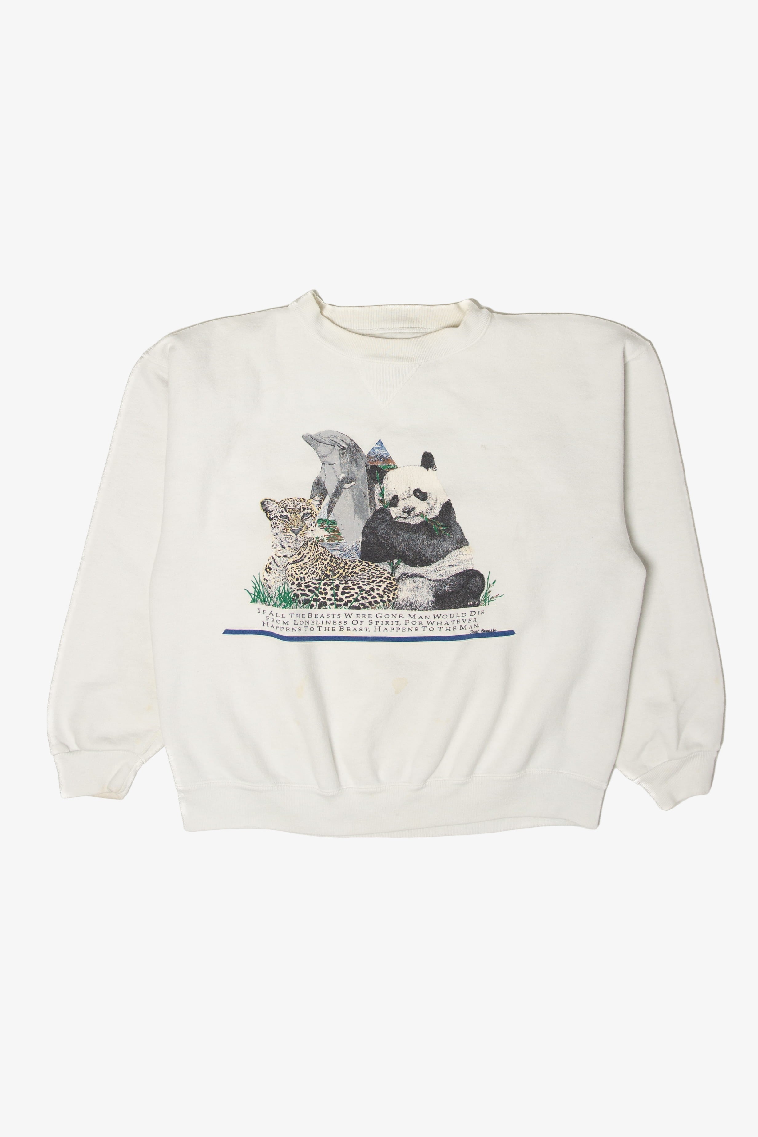 Vintage Protect The Beasts Sweatshirt (1990s)