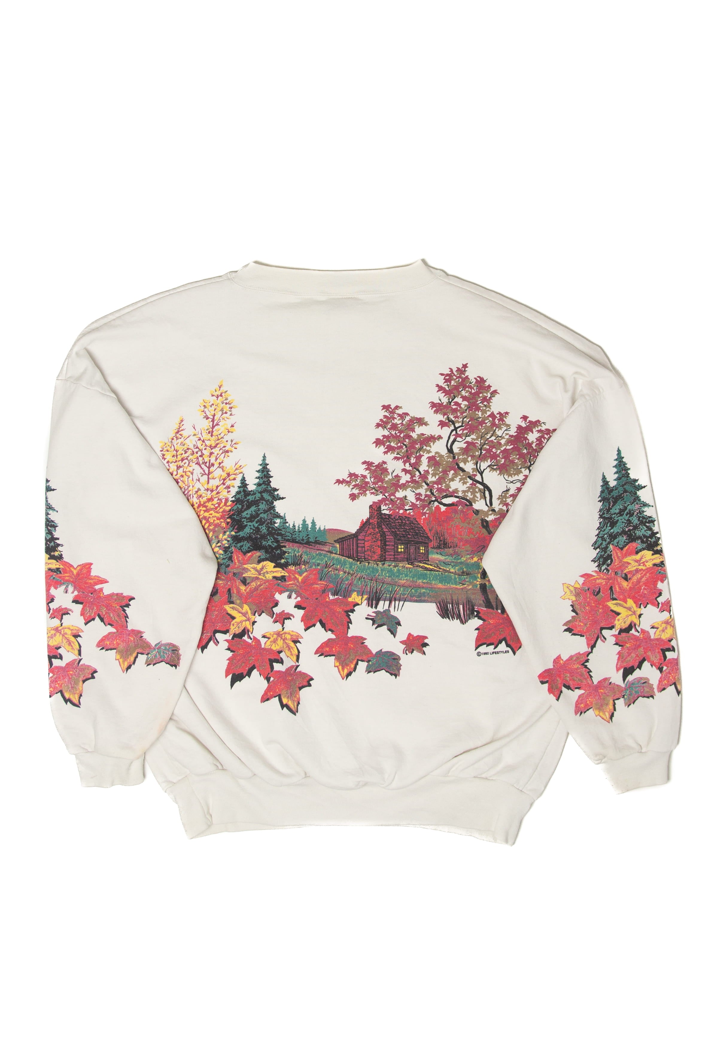 Vintage Branson Missouri Autumn Wrap Around Sweatshirt (1990s)