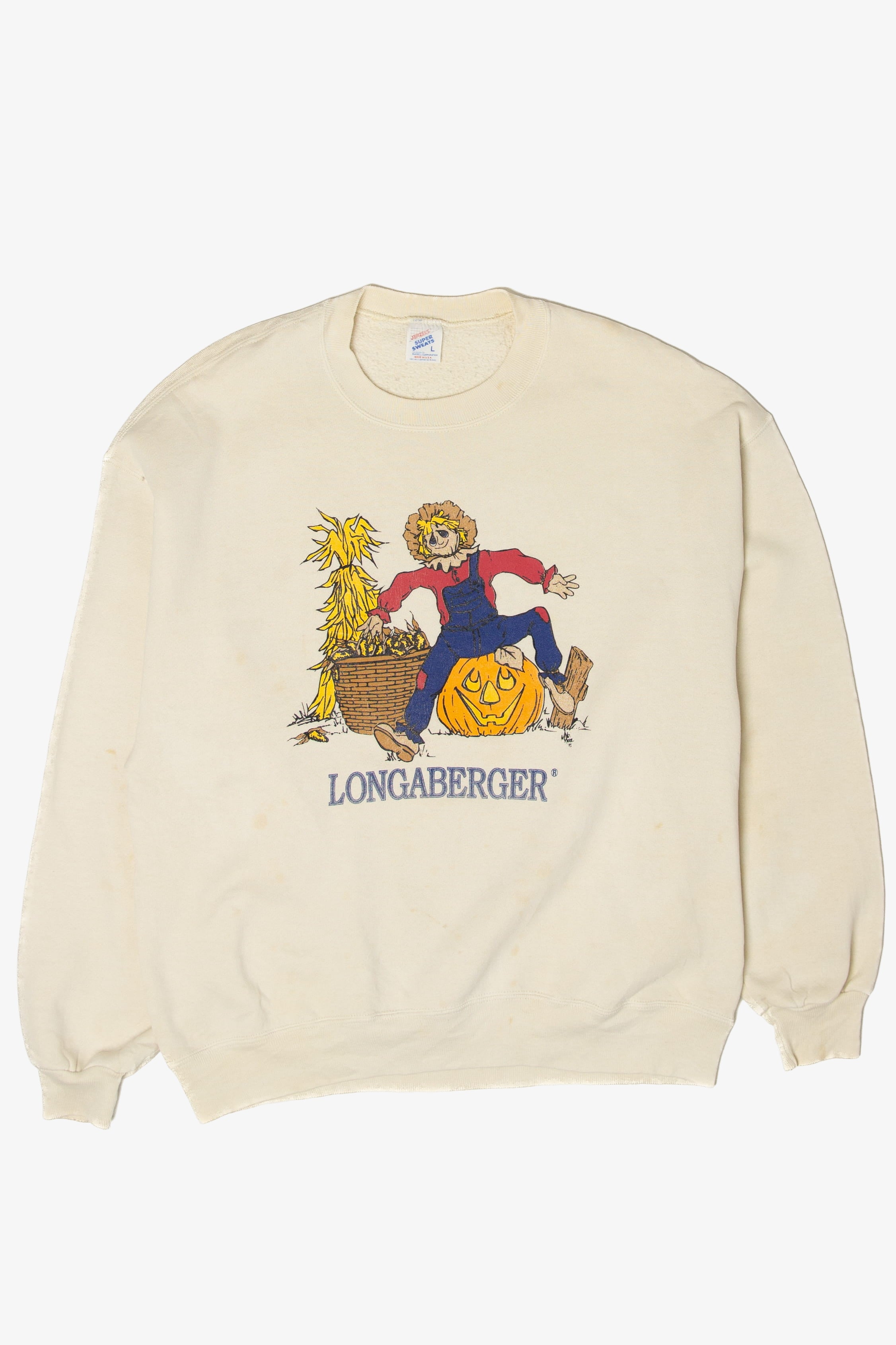 Vintage Longaberger Scarecrow Sweatshirt (1990s)