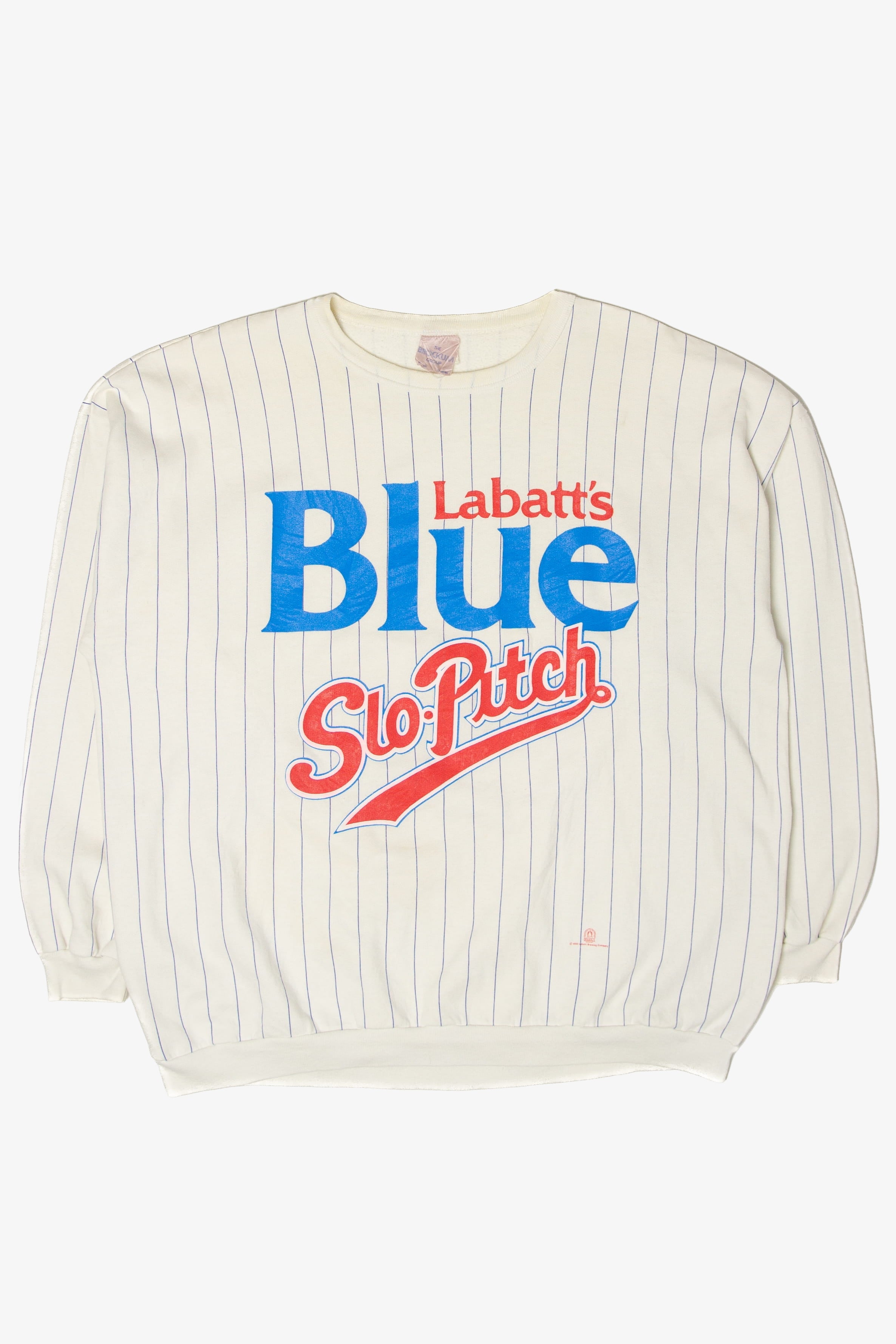 Vintage Labattt's Blue Slo Pitch Sweatshirt (1990s)