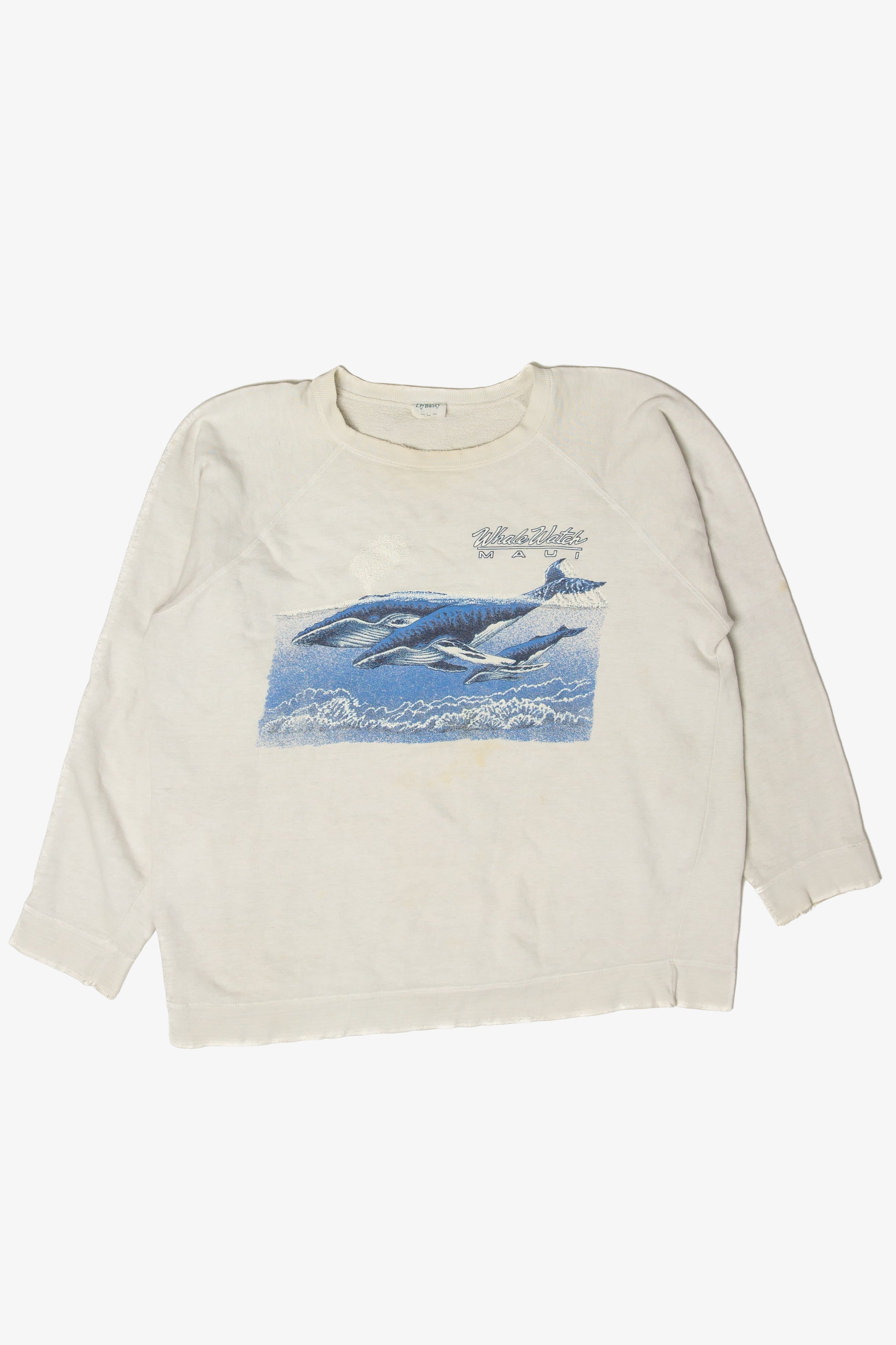 Vintage Whale Watch Maui Sweatshirt (1990s)