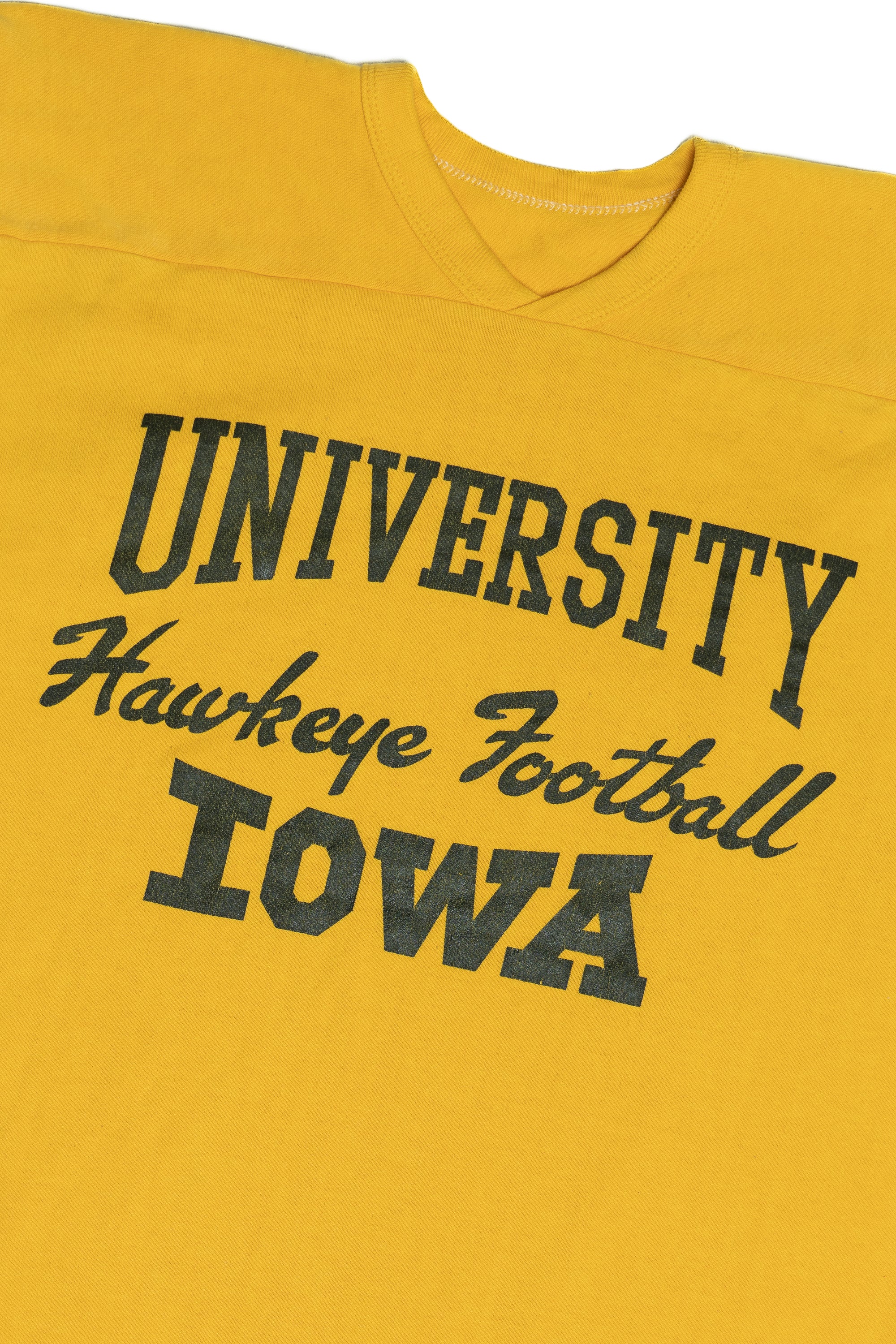 Vintage University of Iowa Hawkeye Football Sweatshirt (1980s)