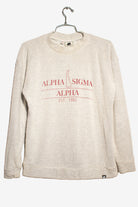 Vintage Alpha Sigma Alpha Terrycloth Sweatshirt (2000s)