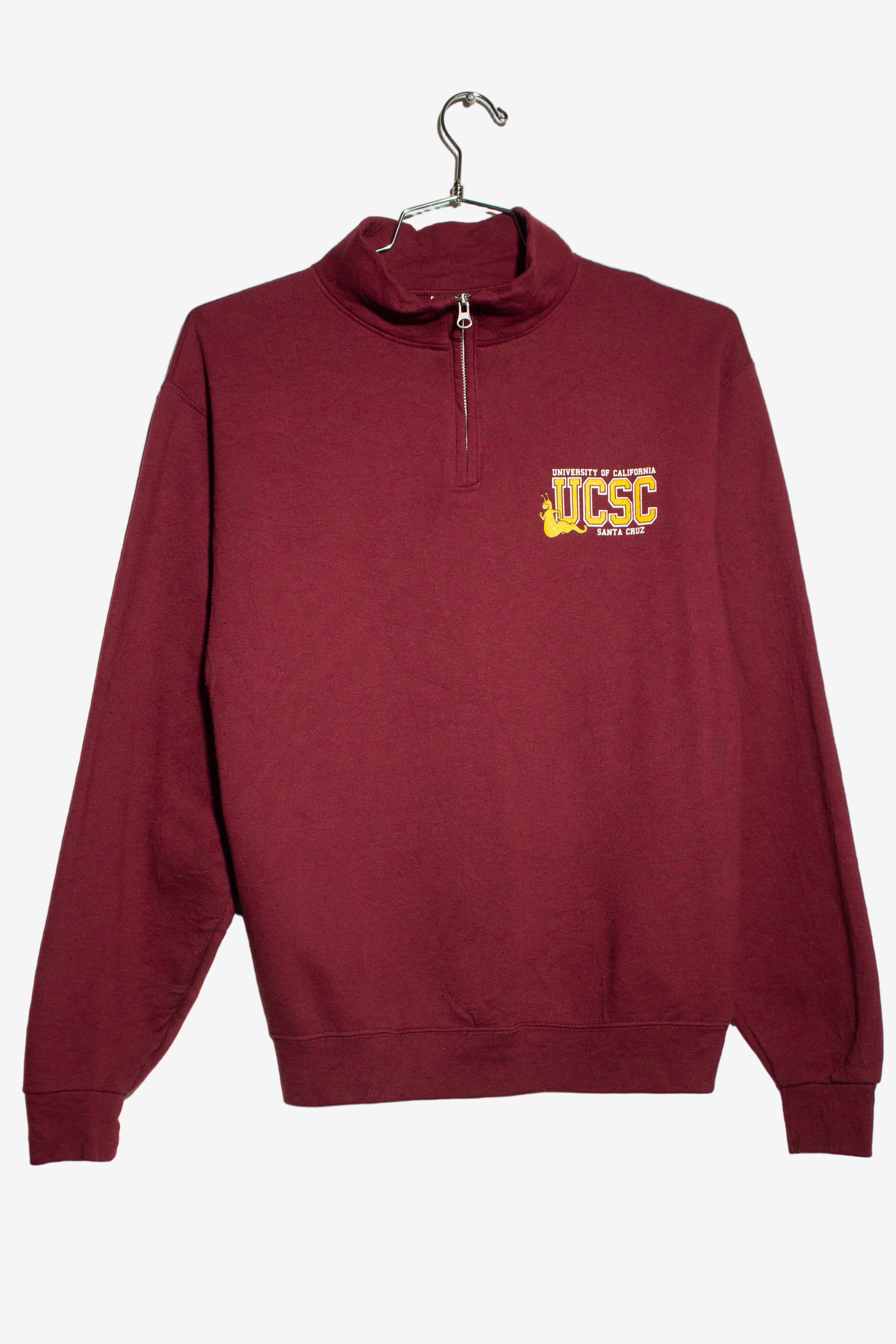 Vintage UC Santa Cruz Quarter Zip Sweatshirt (1990s)