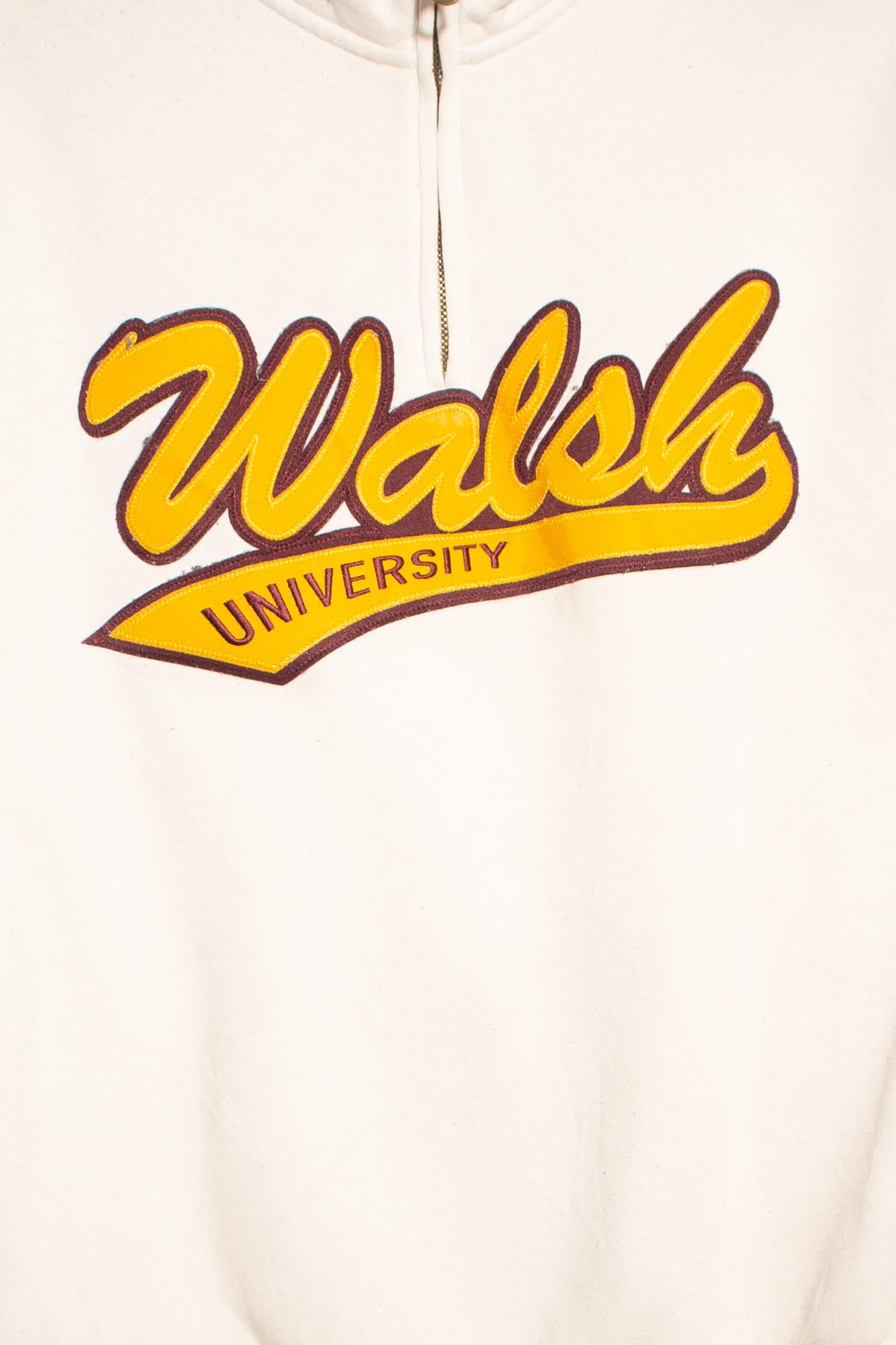 Vintage Walsh University Quarter Zip Sweatshirt (2000s)