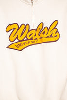 Vintage Walsh University Quarter Zip Sweatshirt (2000s)