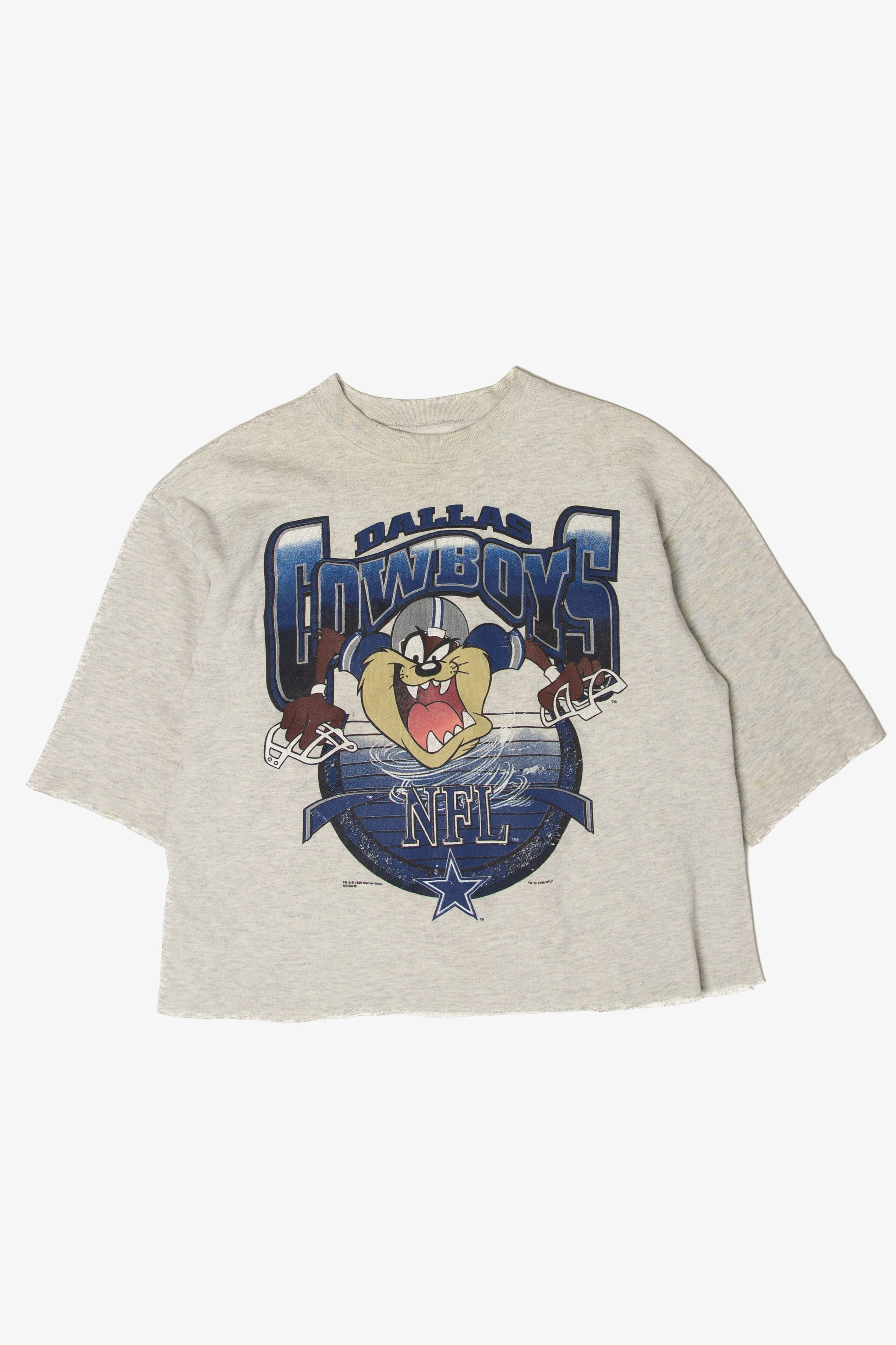 Vintage Dallas Cowboys Taz Cutoff Sleeve Sweatshirt (1990s)
